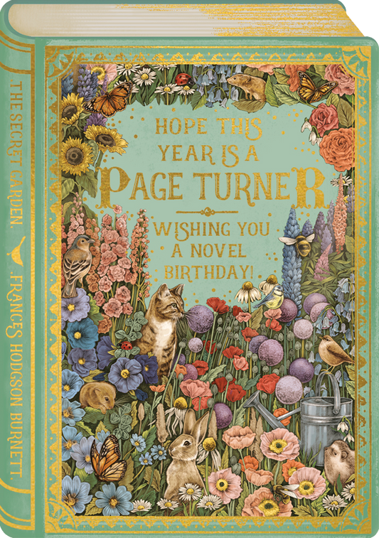STORYBOOK PAGE TURNER BIRTHDAY CARD