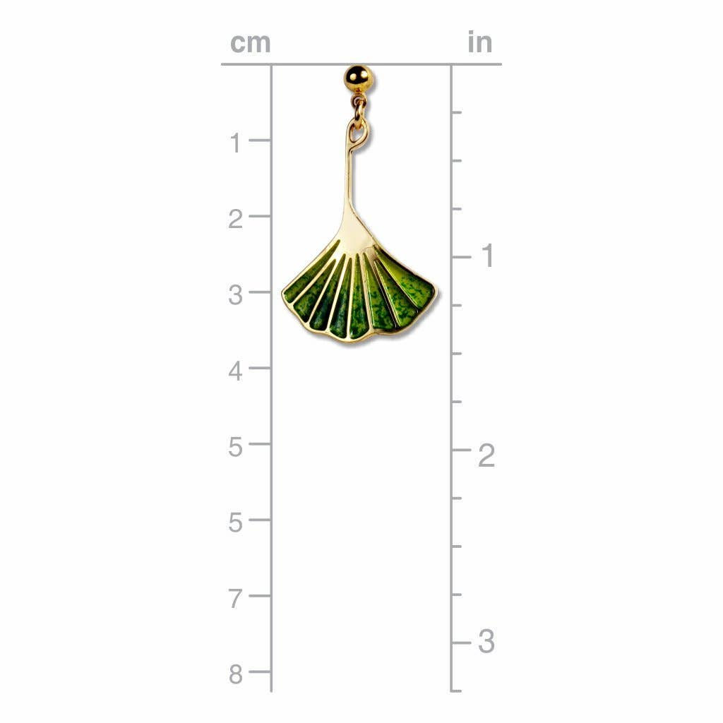Ginkgo Leaf Earrings