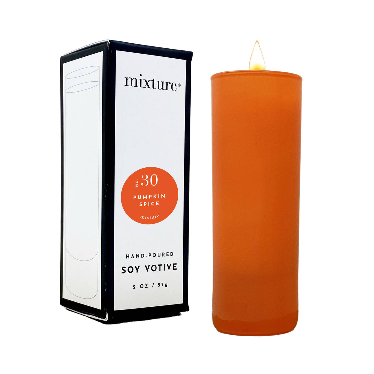 2 oz Orange Votive: No / No 30 Pumpkin Spice