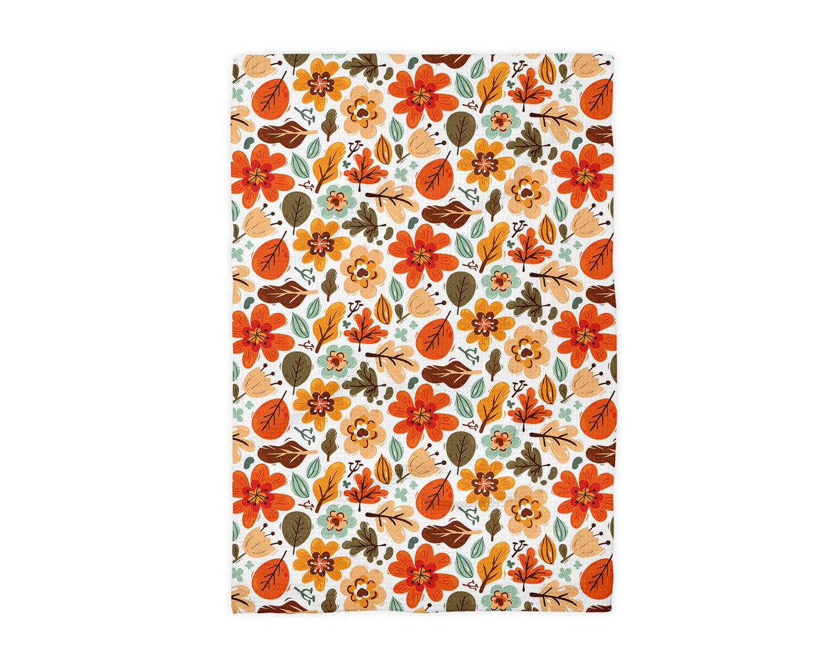 Fall Floral Towel Autumn Flower