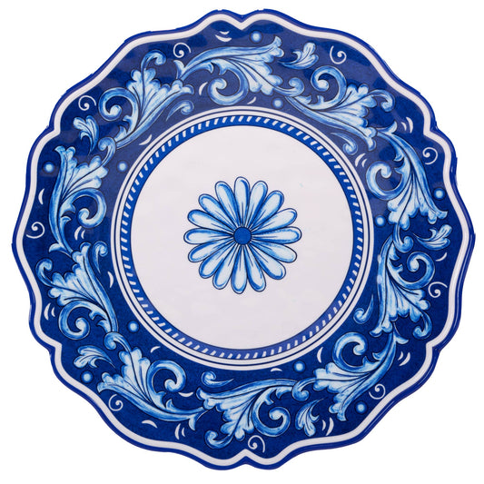 Veranda 100% Melamine Round Platter 14in