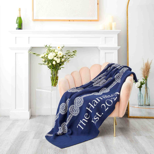 CDA Nautical Rope Throw Blanket
