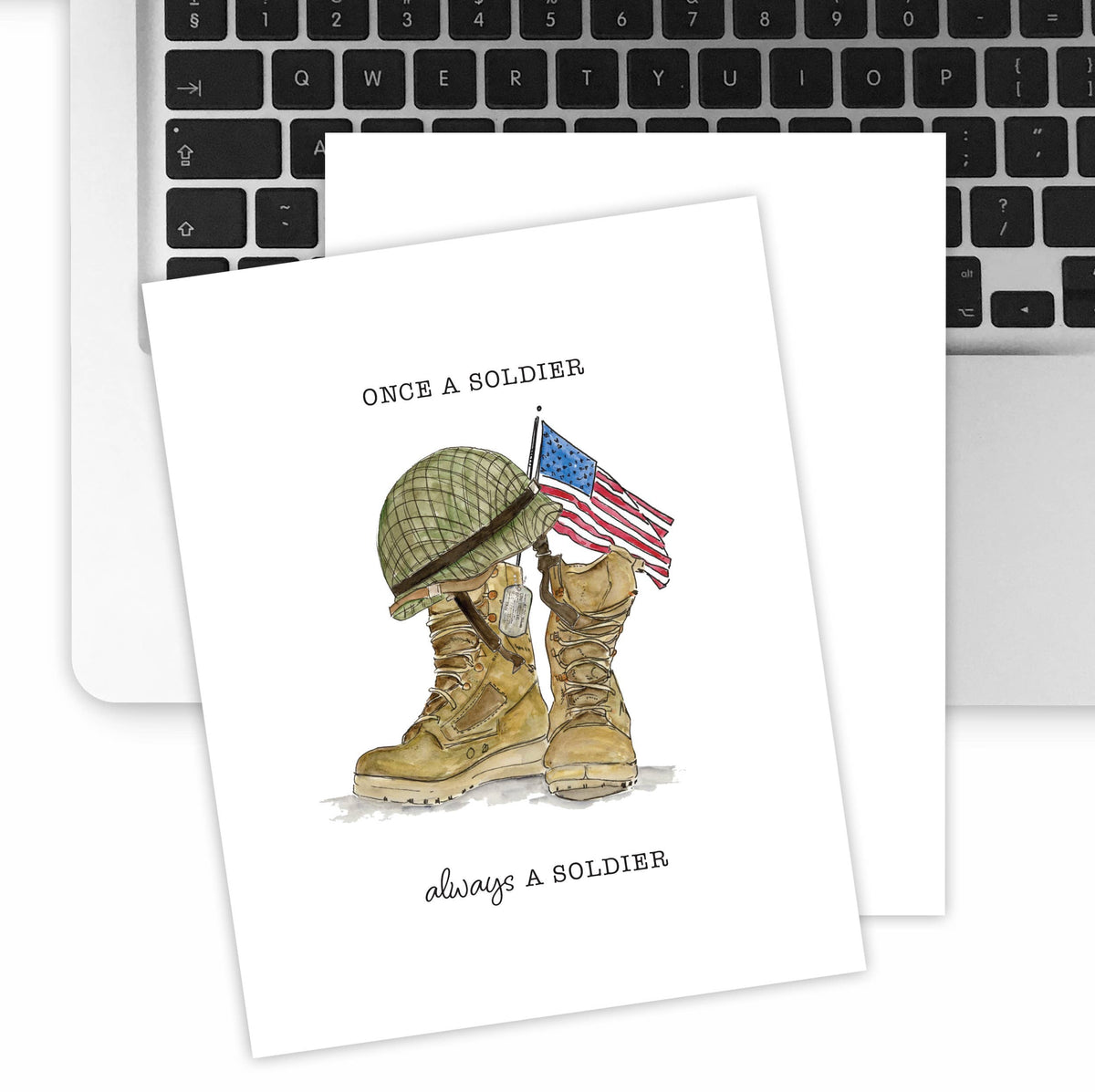 Military Retirement & Promotion Card
