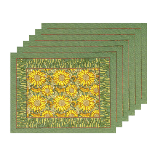 Sunflower Yellow/Green Mats