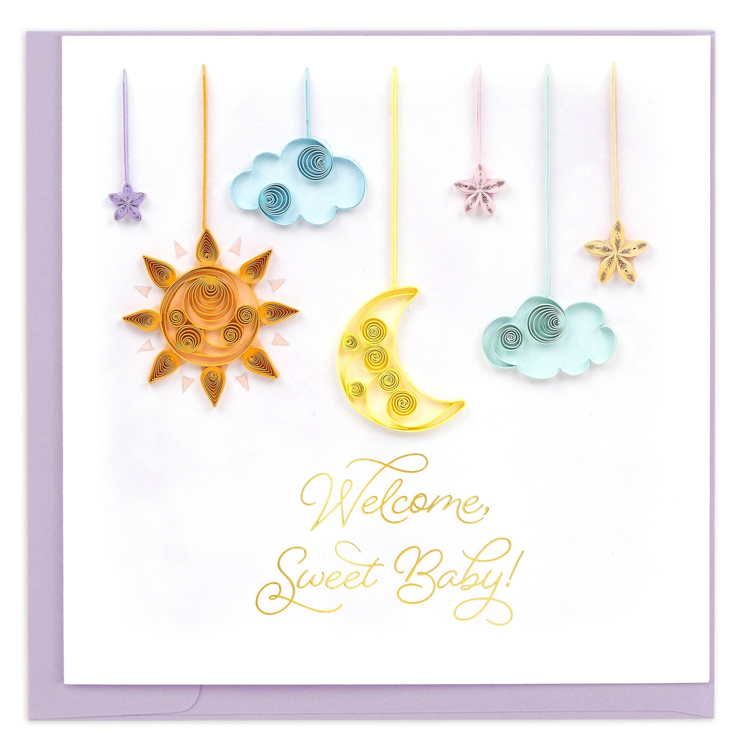 Night Sky Baby Card