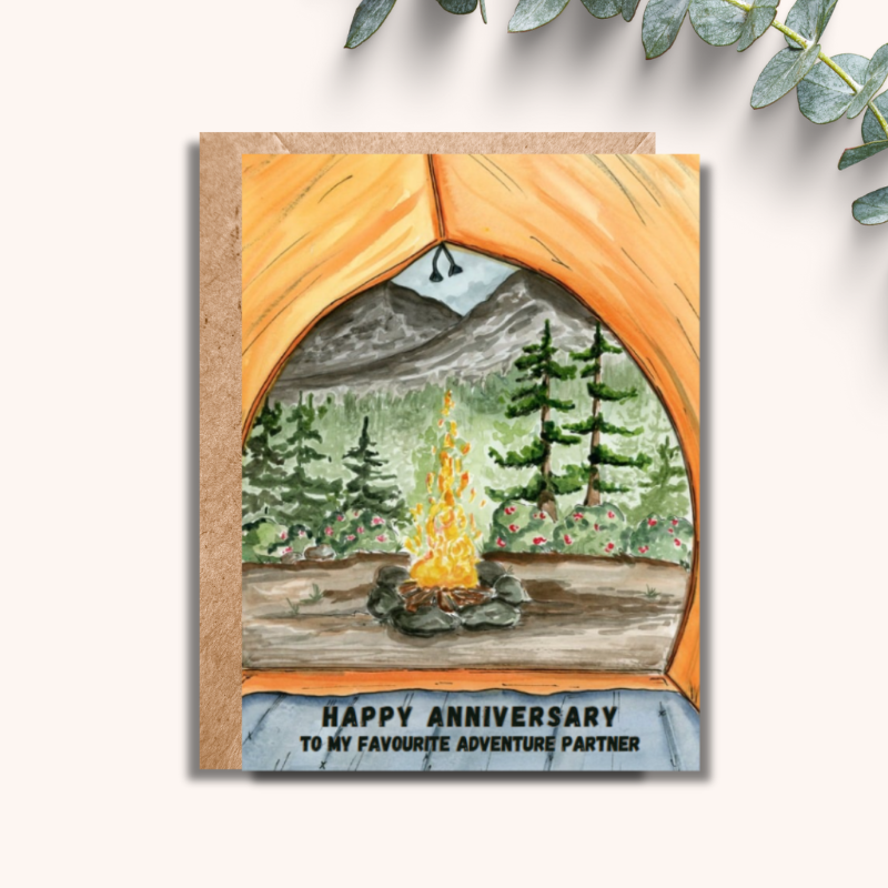 Adventure Anniversary Greeting Card