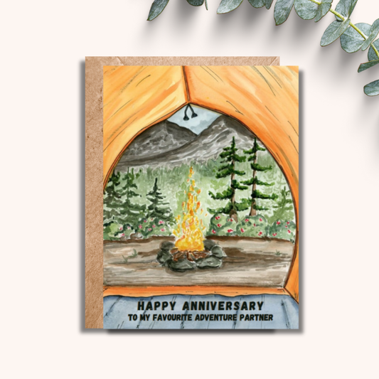 Adventure Anniversary Greeting Card