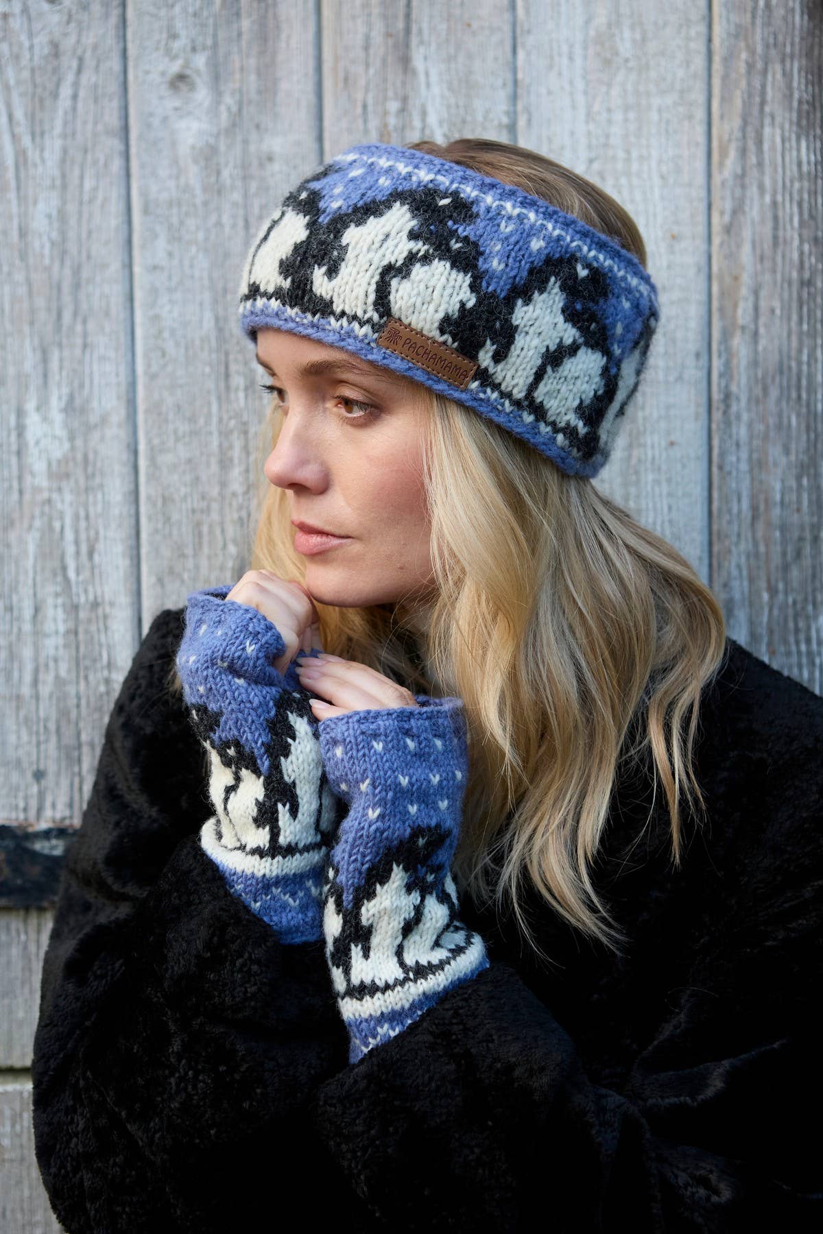 Huddle of Penguins Fingerless Gloves