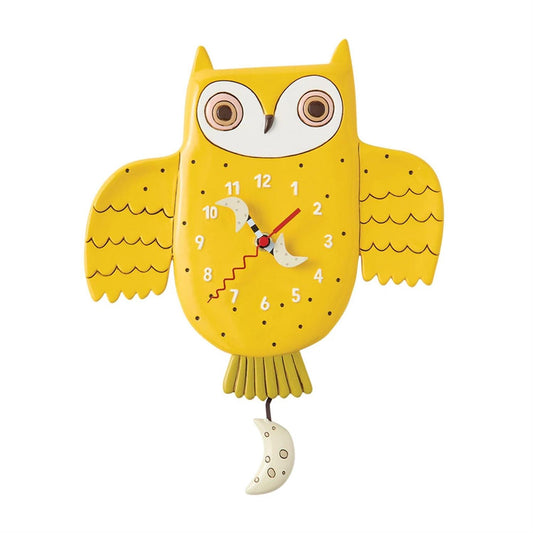 Golden Hoot Clock