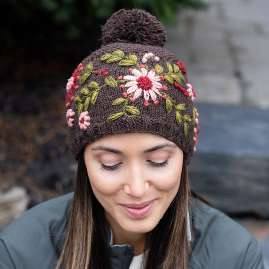 Olivia Beanie - Brown
