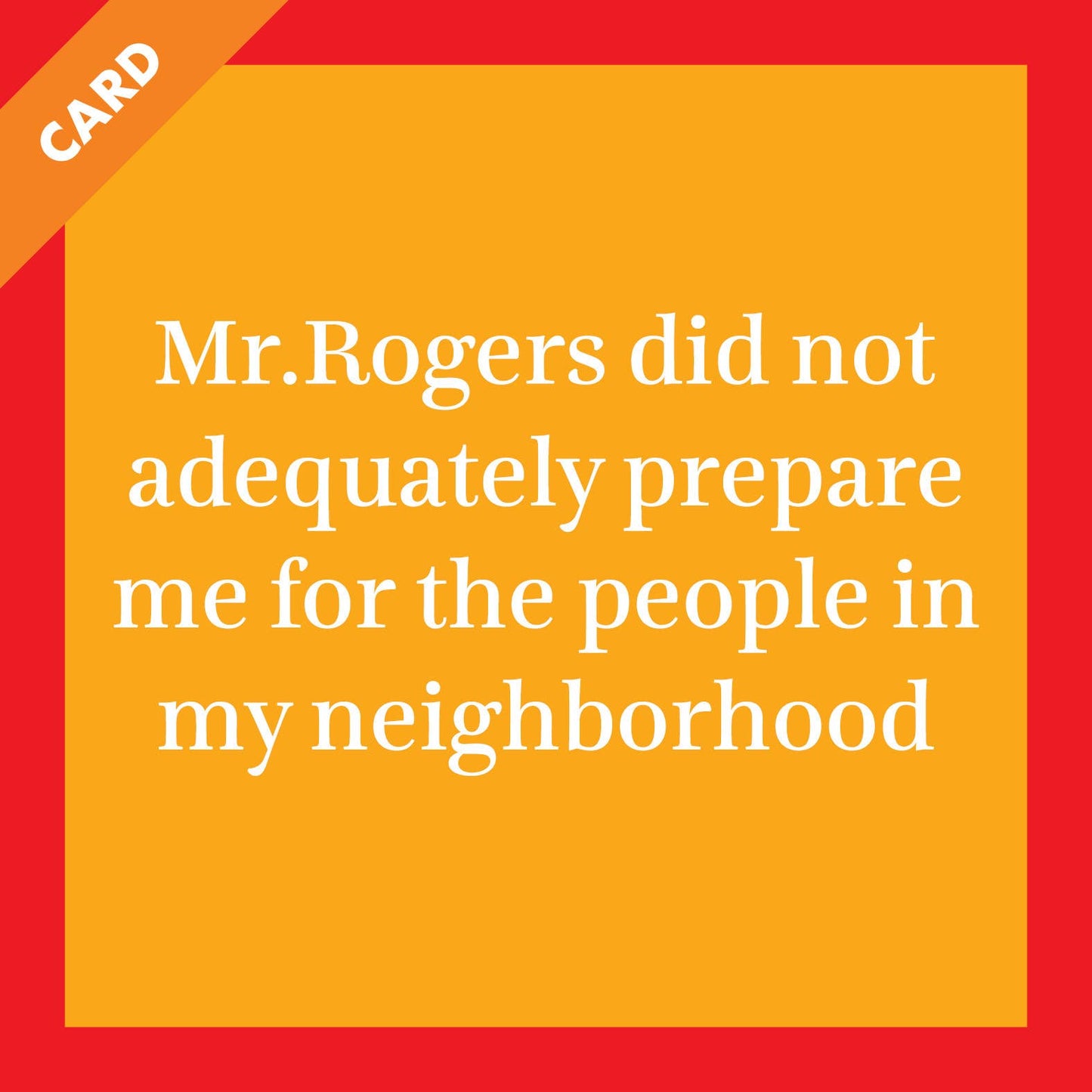 CARD Mr. Rogers