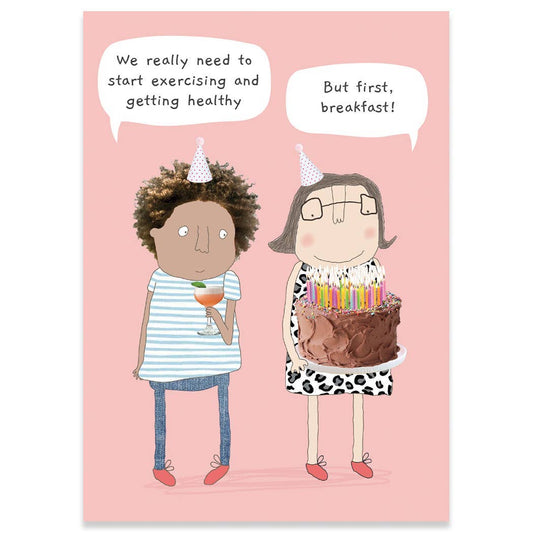 But First Birthday Greeting Card