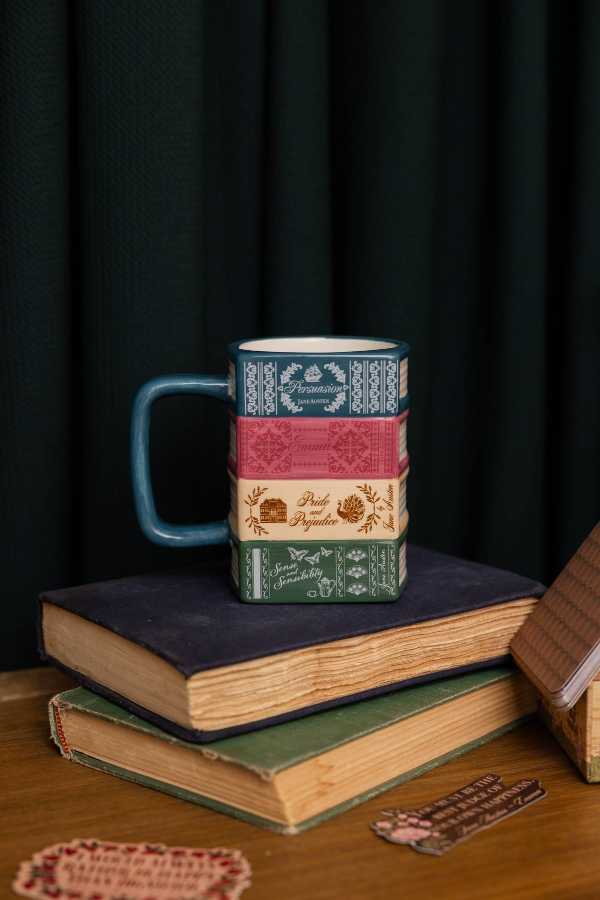 Stacked Books Mug - Jane Austen Collection