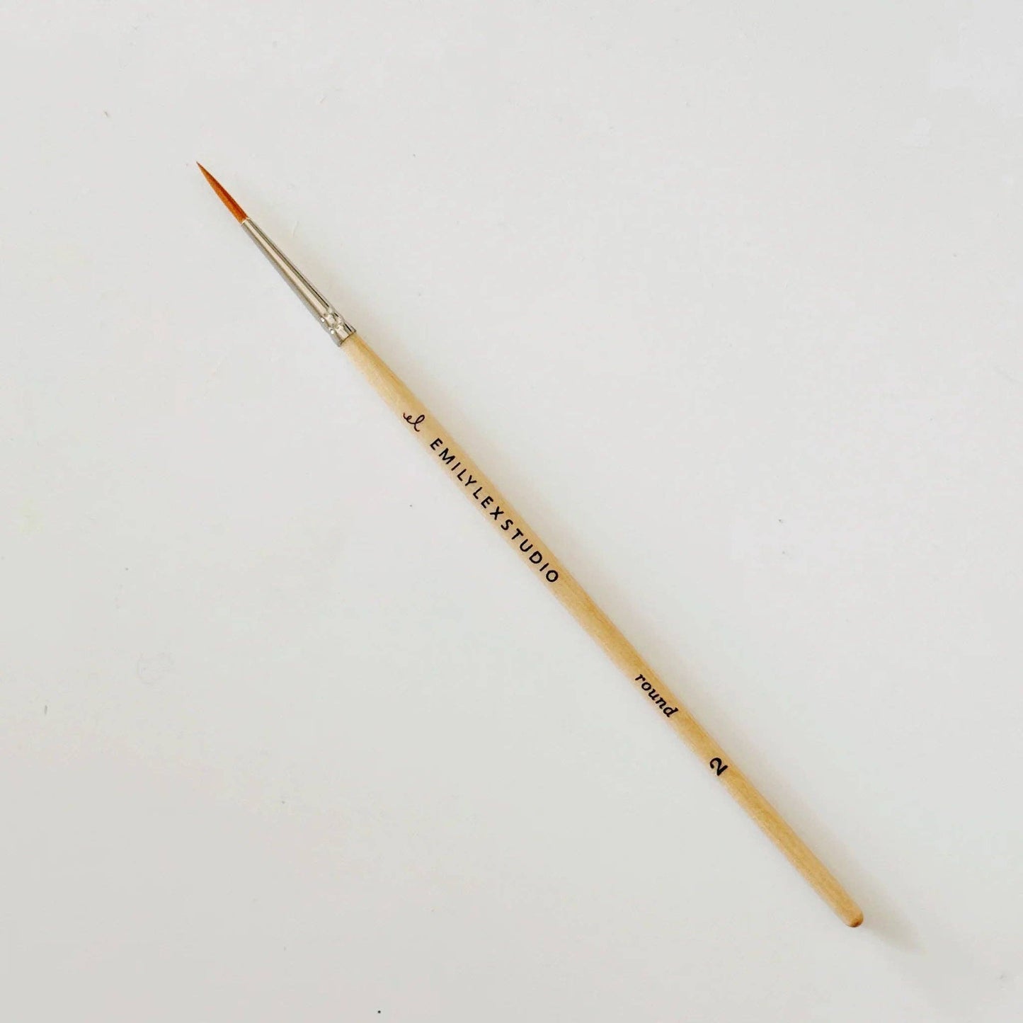 Watercolor Paintbrush Set/5 Wood Brushes