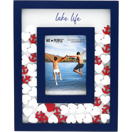 Lake Life - 8" x 10" Picture Frame (Holds 3.5" x 5.5" Photo)