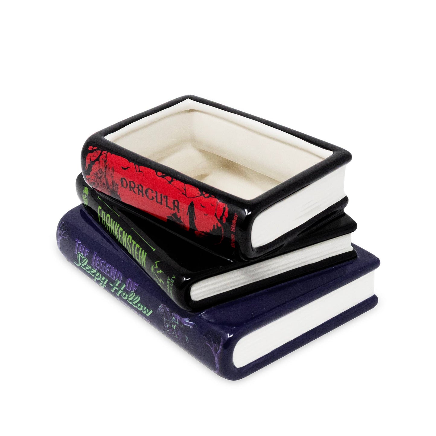Stacked Book Planter - Sleepy Hollow