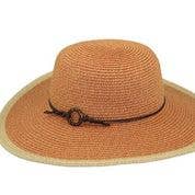 8310 Hat Spring: Orange tweed