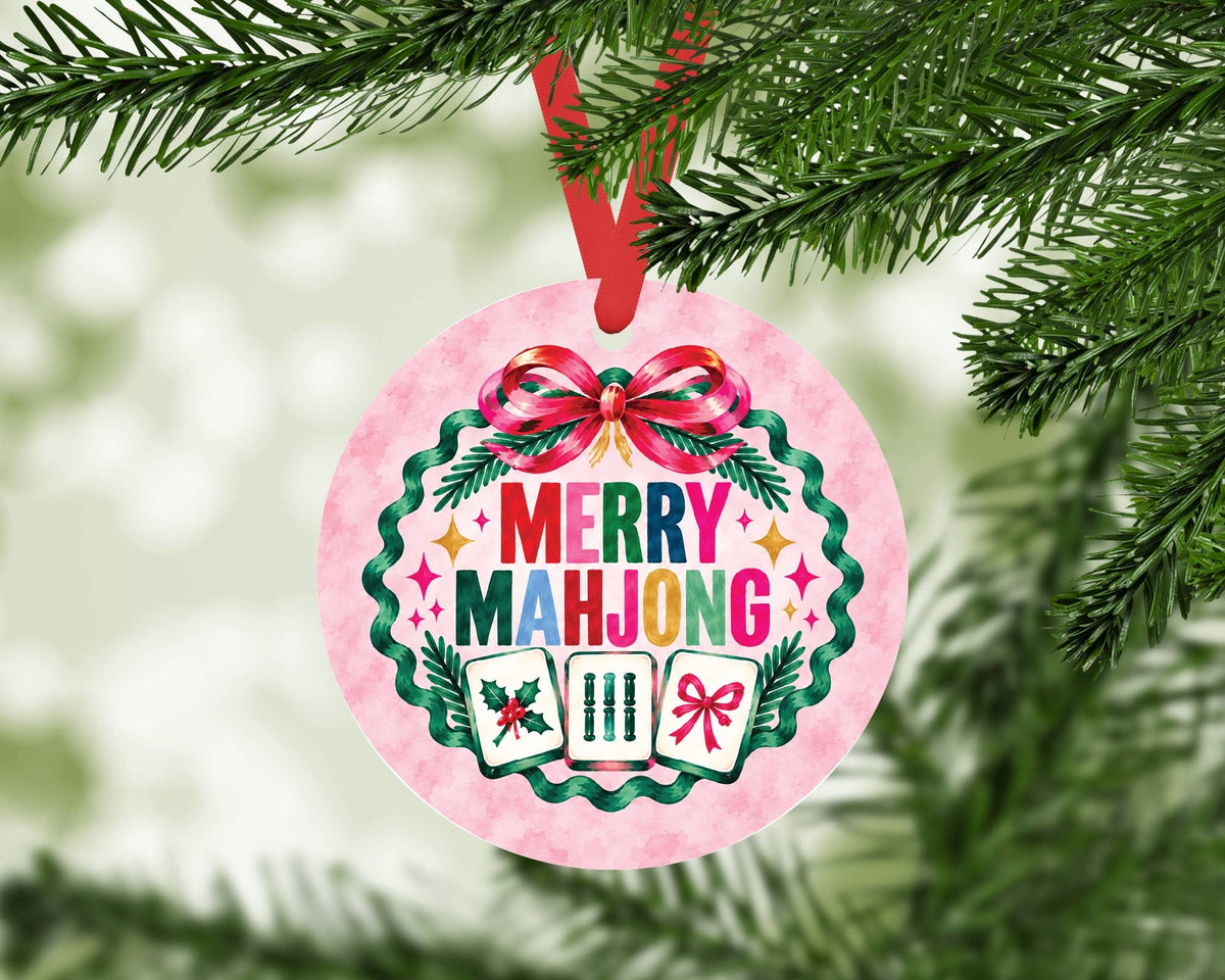 Merry Mahjong Ornament