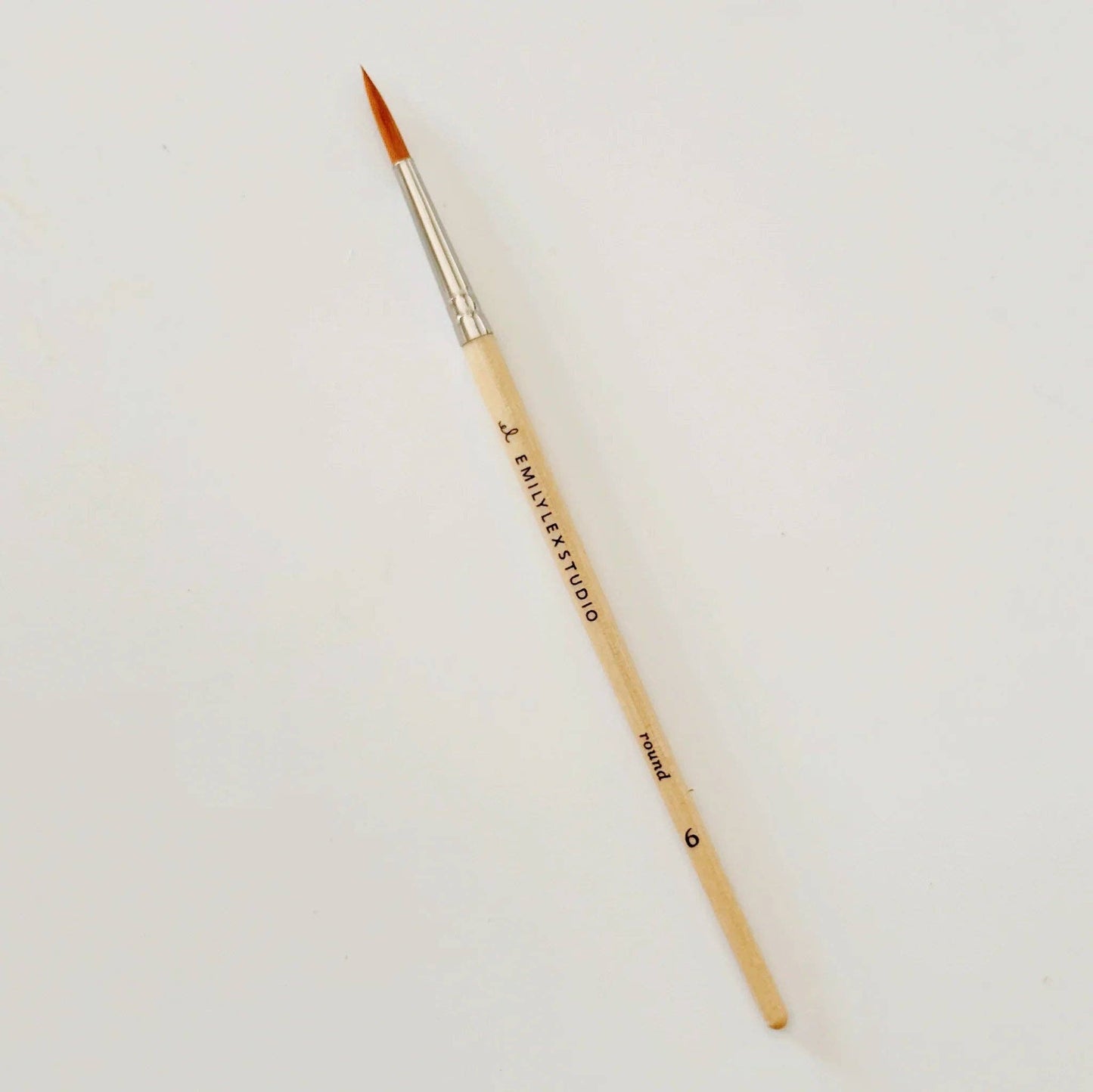 Watercolor Paintbrush Set/5 Wood Brushes