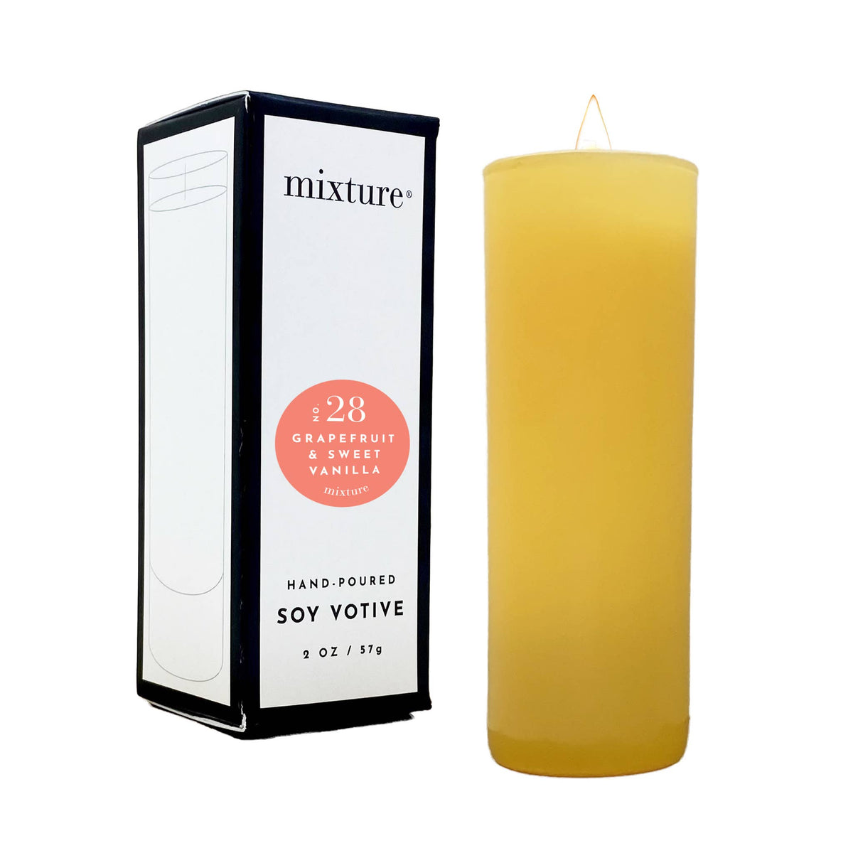 2 oz Yellow Votive: No / No 32 Apple Crisp