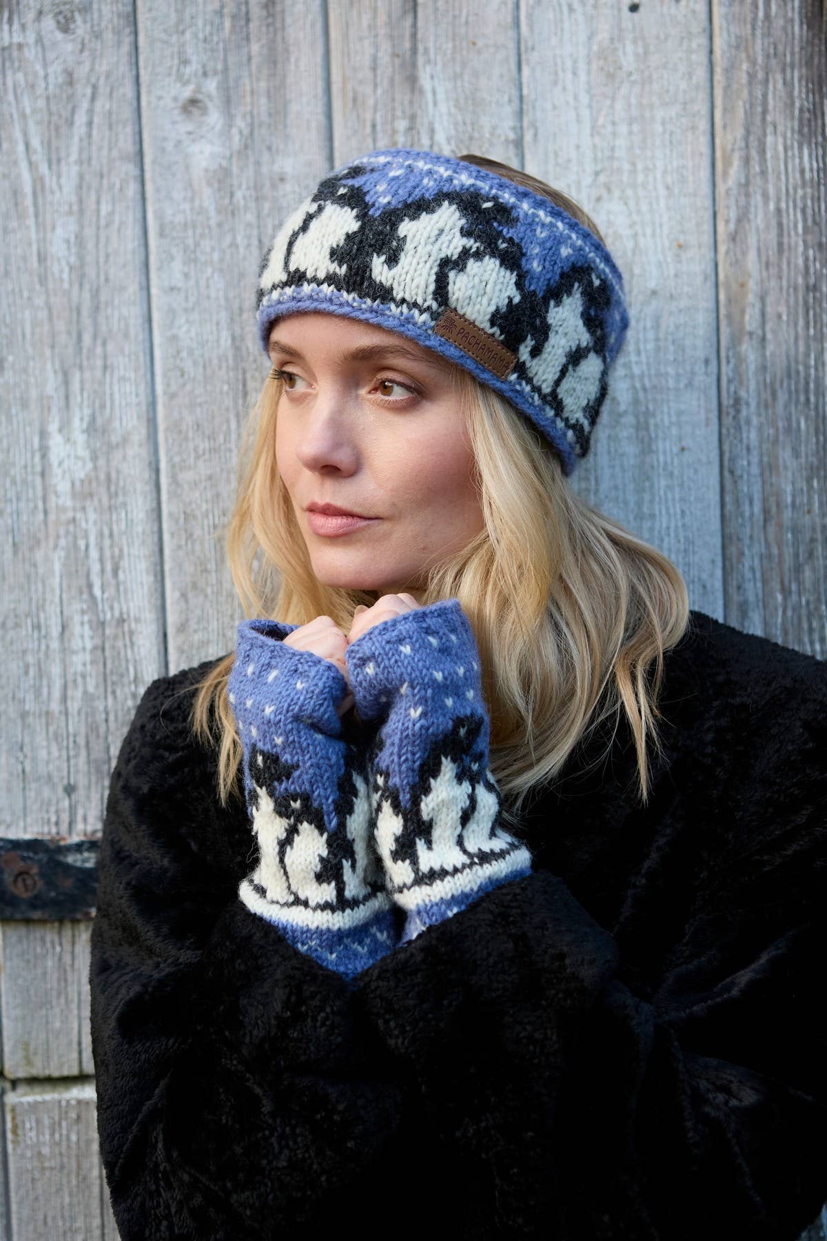 Huddle of Penguins Ear Warmers Headband