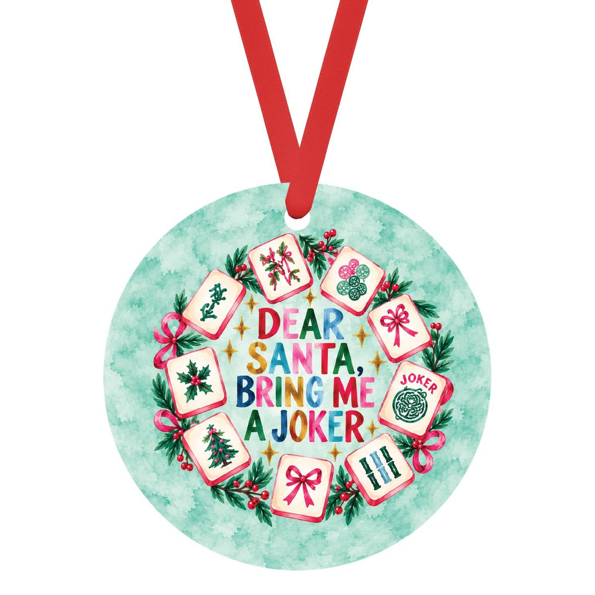 Mahjong Bring Me Joker Ornament