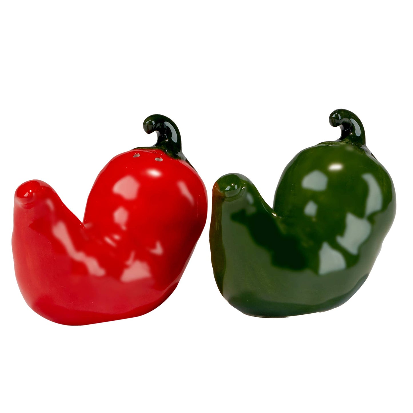 Spice Love 3-D Chili Pepper Salt and Pepper Set 4.5in