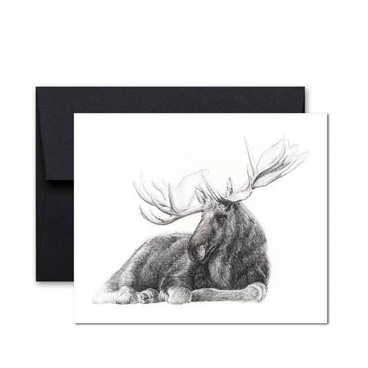 Majestic Moose Greeting Card