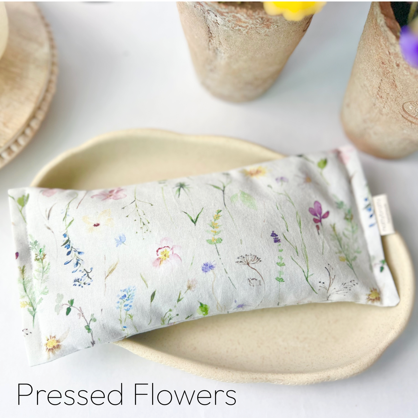 Eye Pillow - Migraine Mask: Painted Blooms