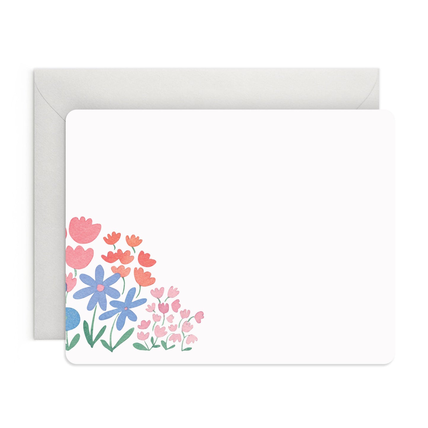 Flower Patch Flat Notes (Boxed set of 8 Notecards)