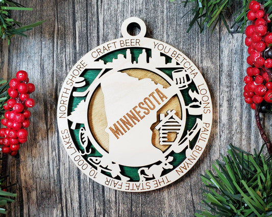Idaho State Christmas Ornaments