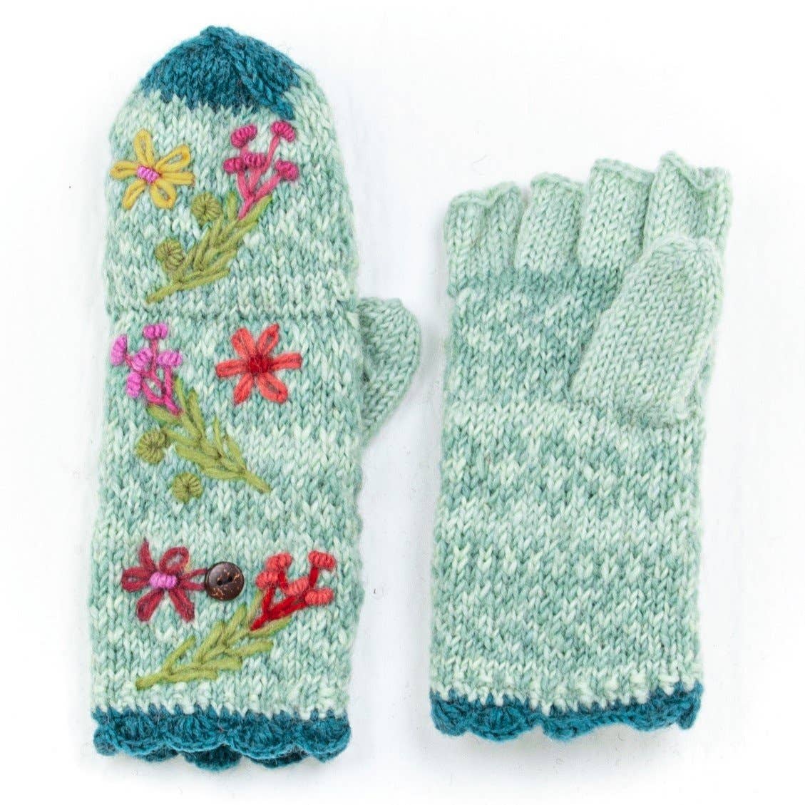 Sadie Finger Mittens - Black