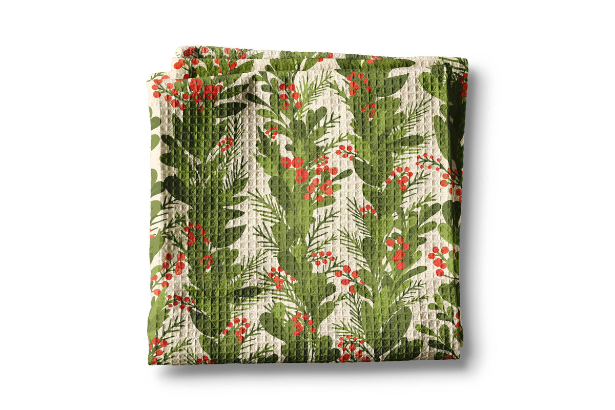 Christmas Garland Kitchen Towel