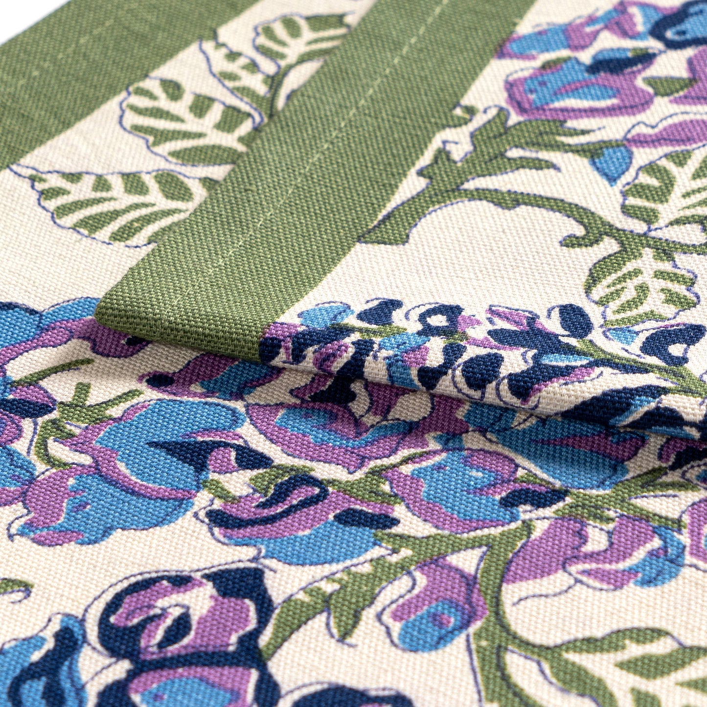 Wisteria Blue & Green Table Runner