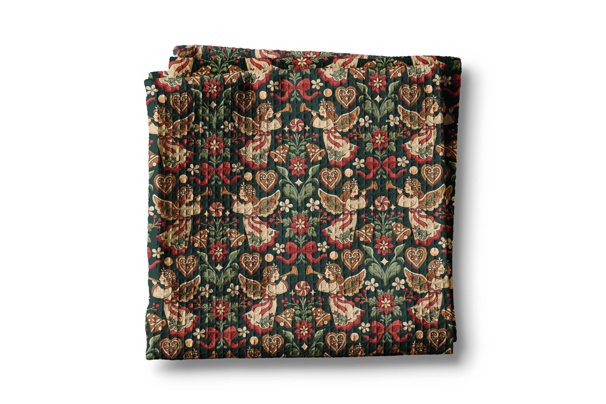 Christmas Victorian Angel Kitchen Towel