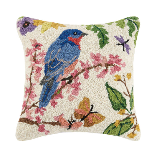 Bluebird Hook Pillow