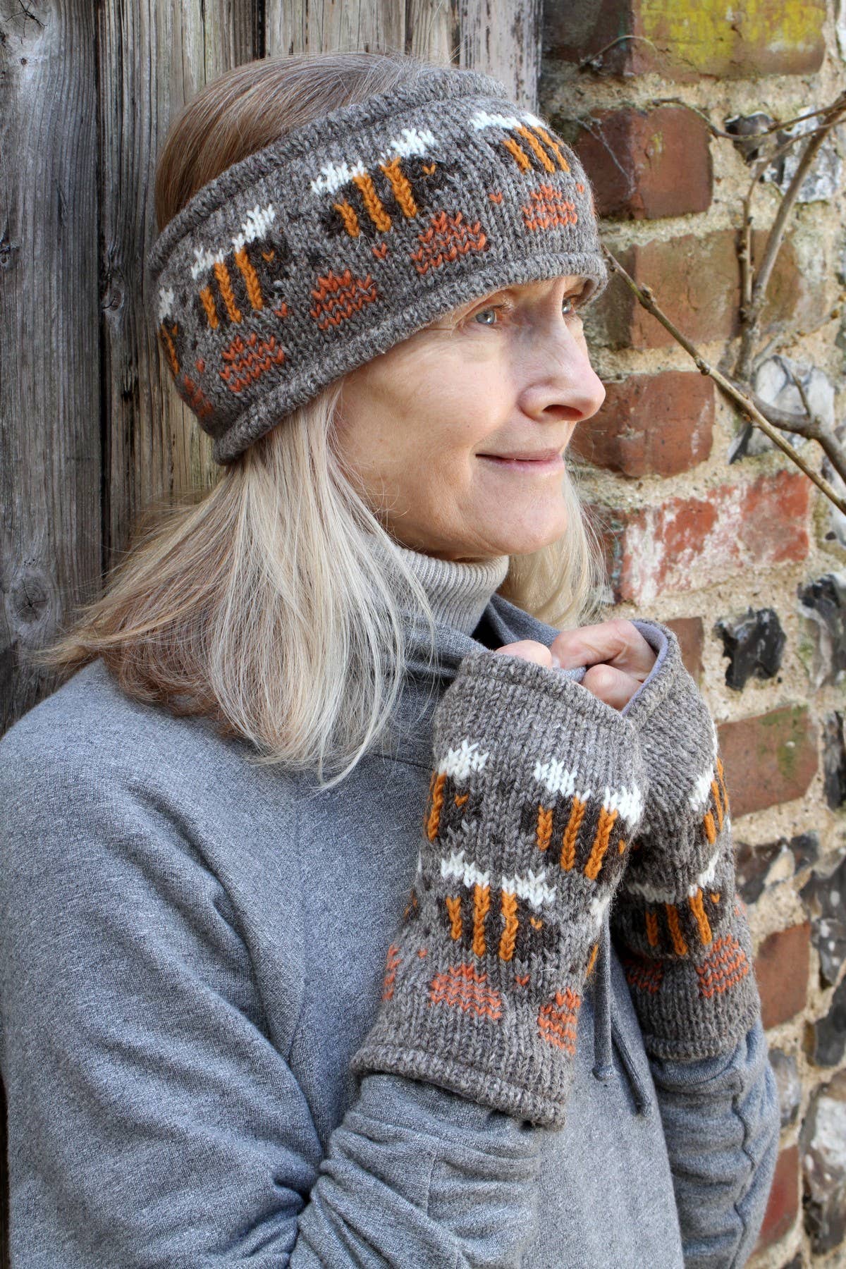 Beehive Headband Bark