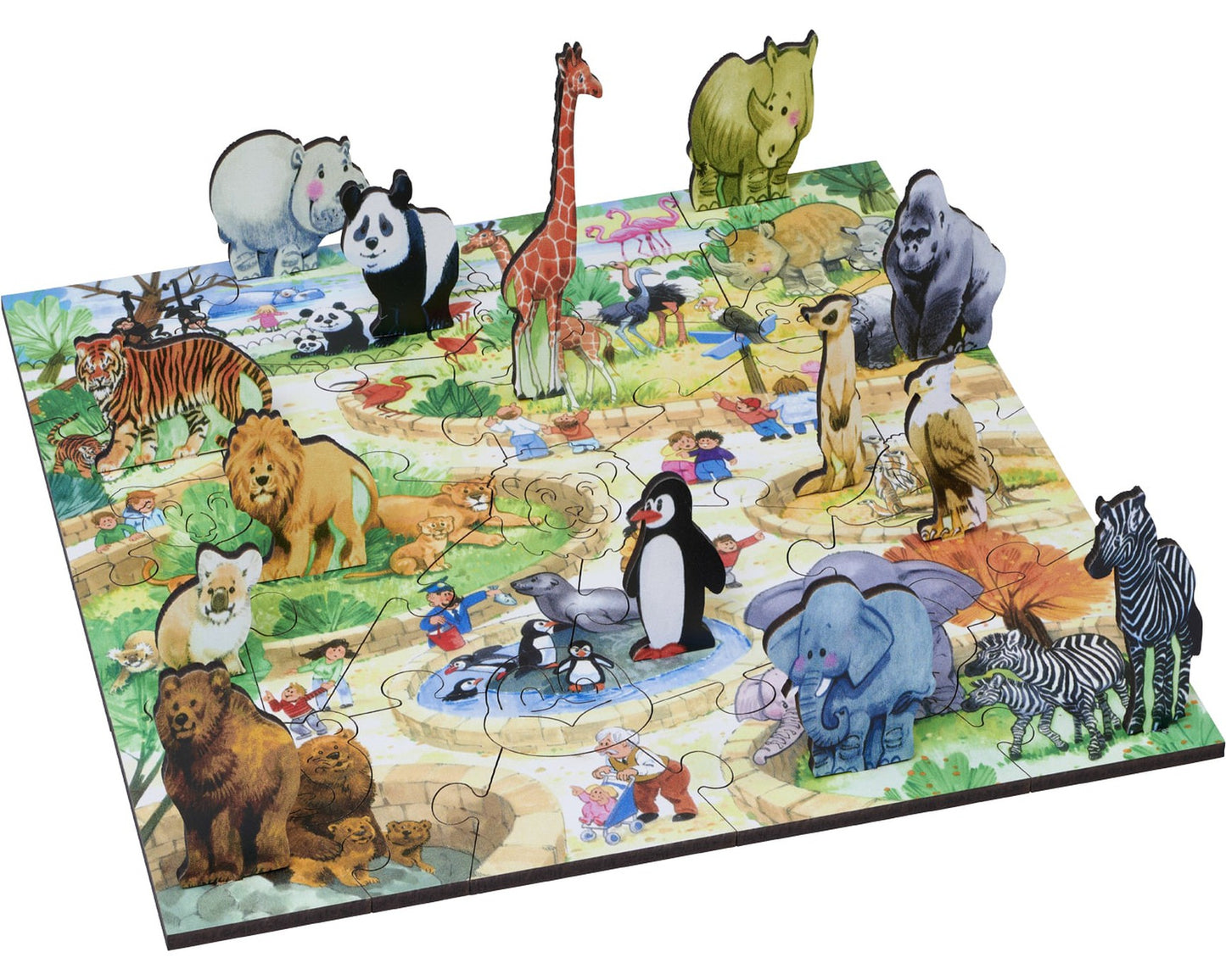 Animal Park Wooden Puzzle