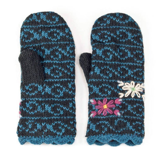 Ballad - Mittens Teal Blue