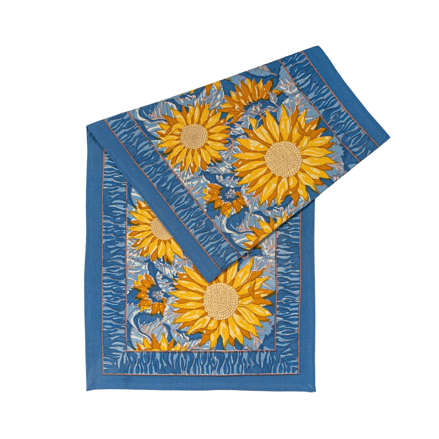 Sunflower Table Runner - Yellow/Blue