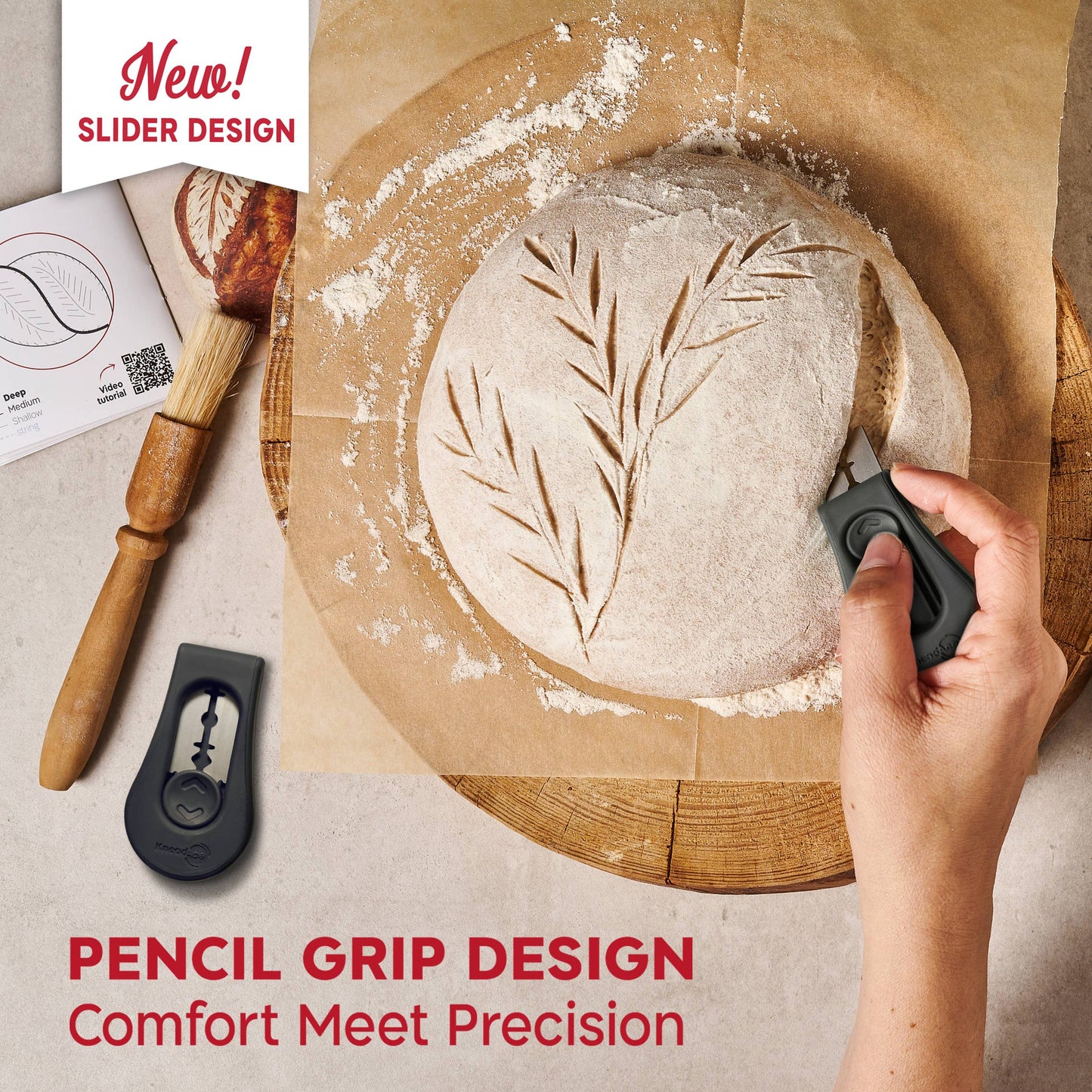 KneadAce® Bread Lame: Gray