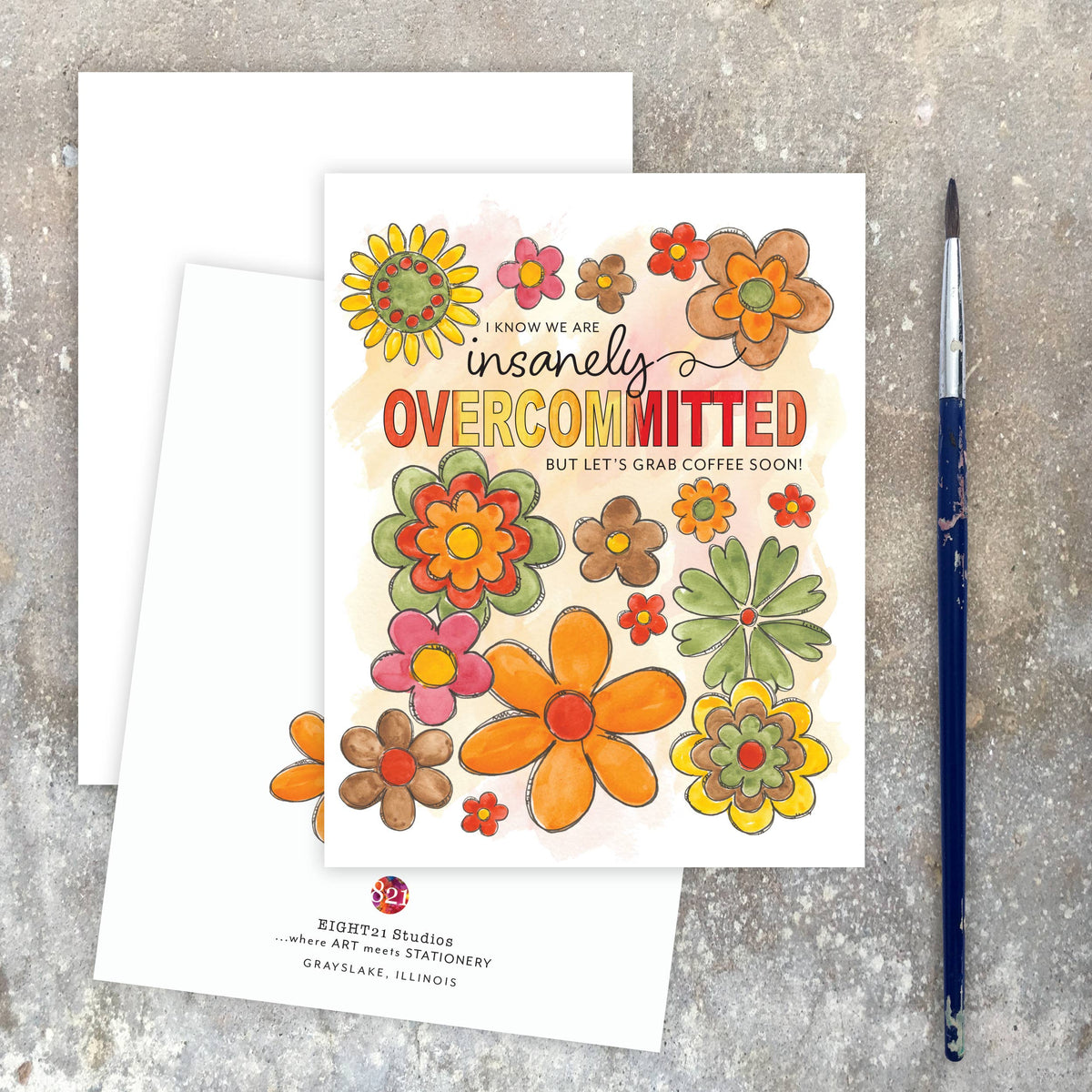 Boho Greeting Cards Mental Health Card