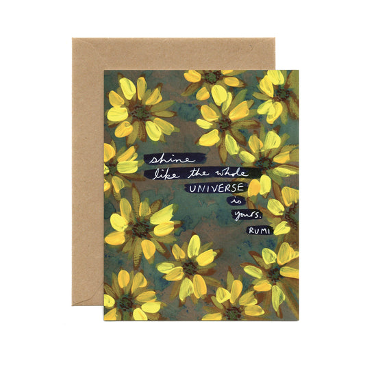 Sunflower Shine Card