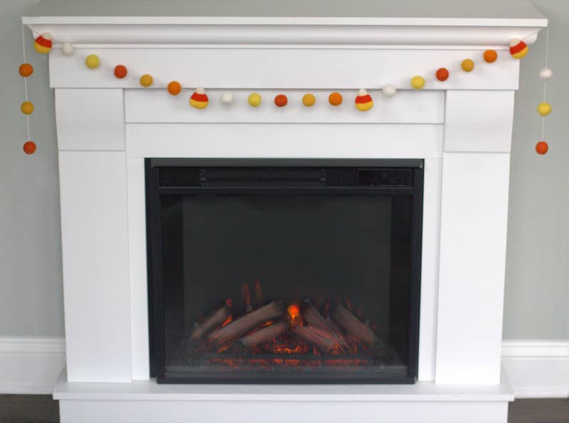 Candy Corn Felt Garland