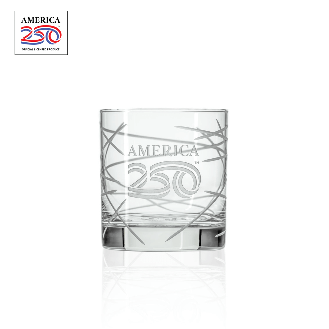 America250™ Longitude On The Rocks Whiskey Glass