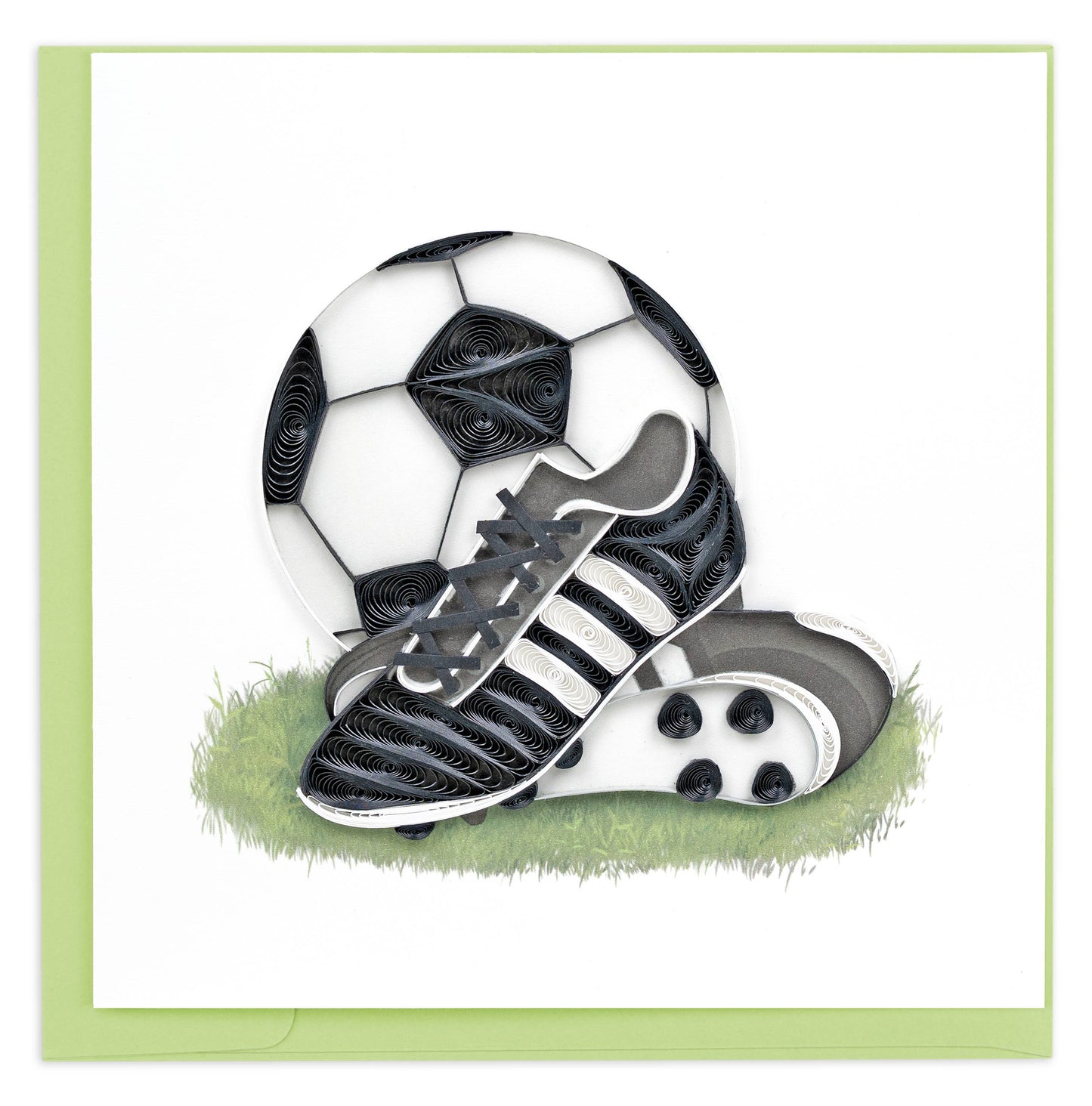 Quilled Football Greeting Card