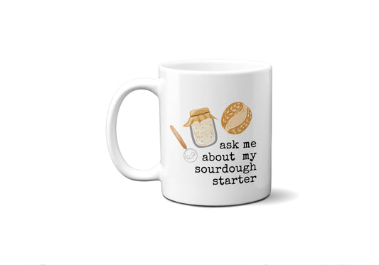 Sourdough Starter Baking Mug 15oz