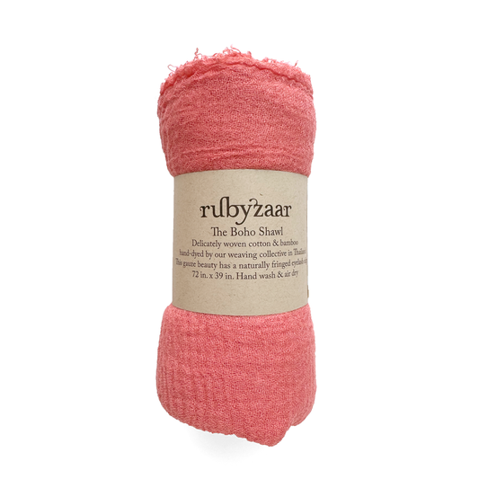 Boho Scarf - Salmon