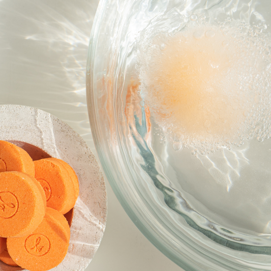 Mini Bath Fizzies (8 pc) - Fresh Lemongrass