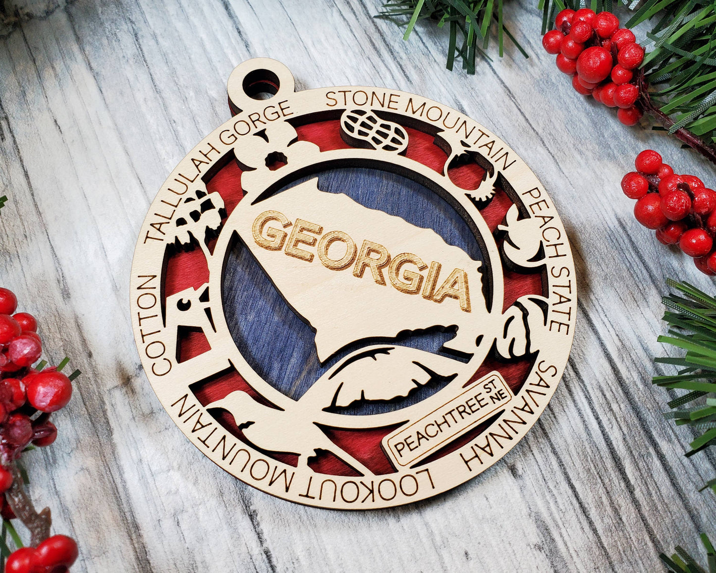 Idaho State Christmas Ornaments